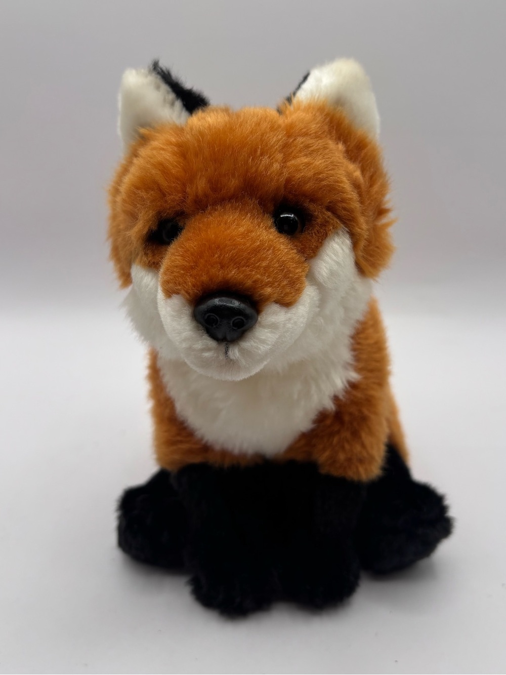 Red Fox Realistic Stuffed Plushie Signature Ganz Gold Webkin Rare WkSS2000 10In